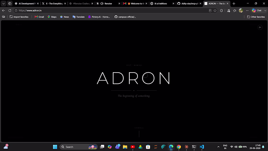 Cover image for A Launch Website for a