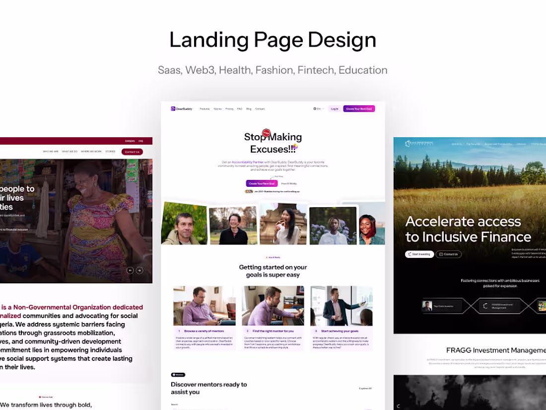 Cover image for Landing Page Design