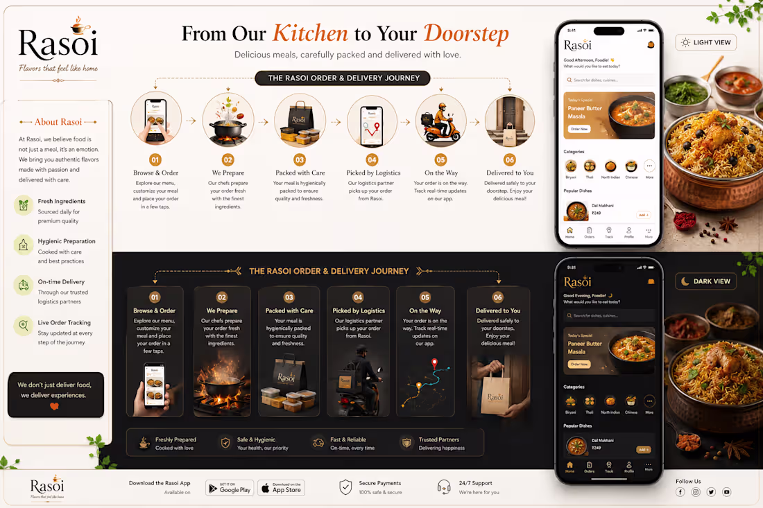 Cover image for Rasoi – Food Delivery App