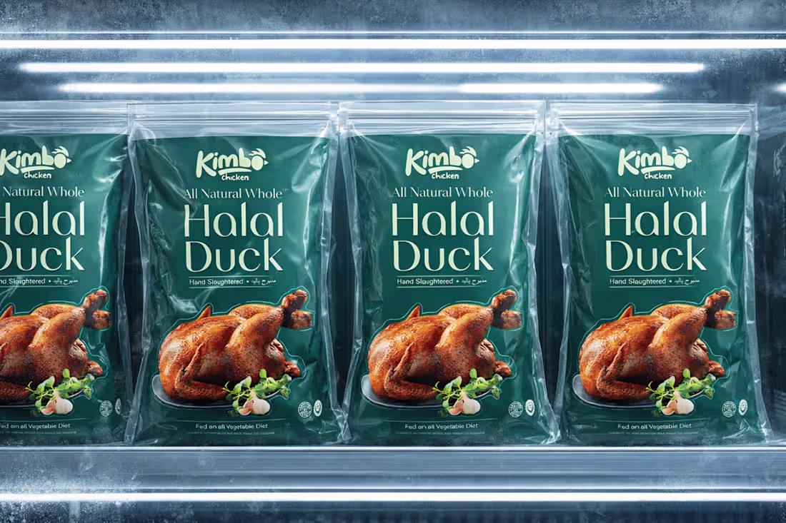Cover image for Halal Duck – Premium Frozen Duck Packaging Design