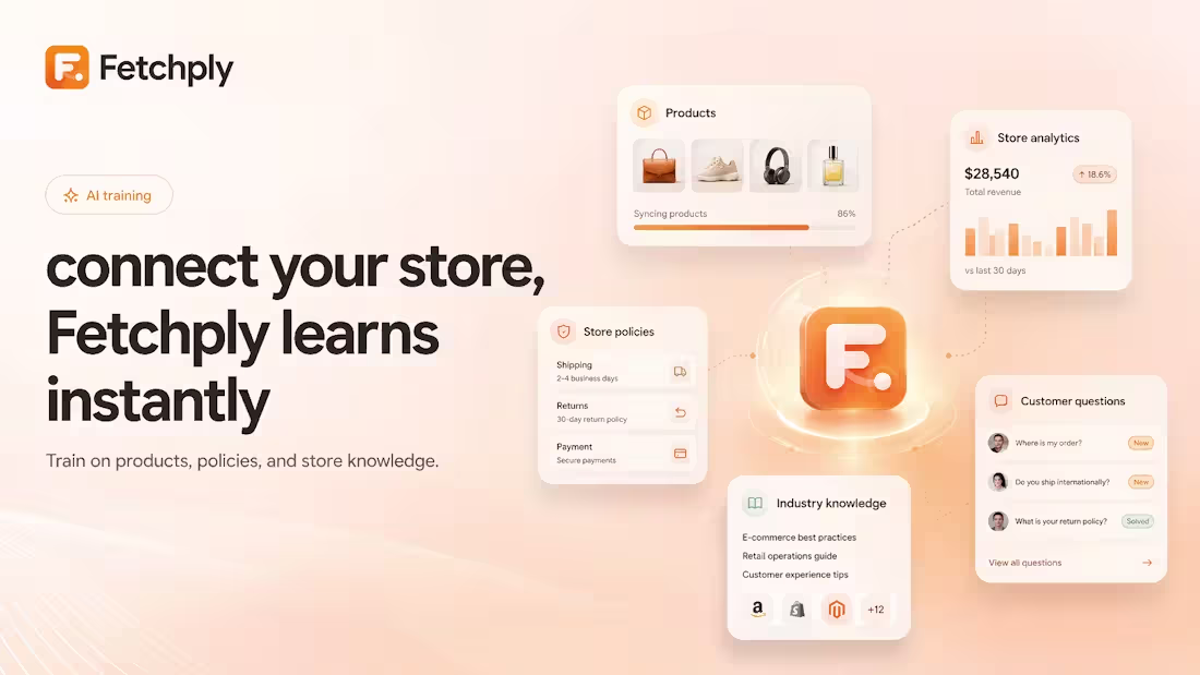 Cover image for FetchPly – AI Chatbot That