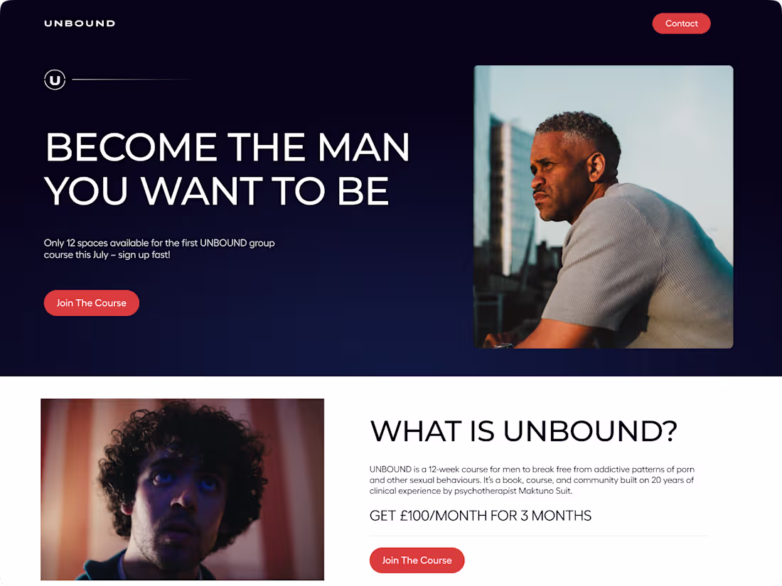 Cover image for Kajabi Web Design & Development for Unbound