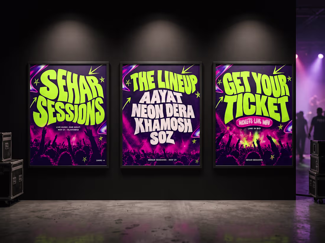 Cover image for Sehar Sessions | Type-Led Festival