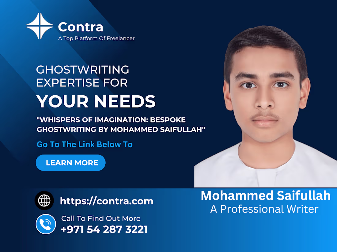 Cover image for Ghostwriting Services