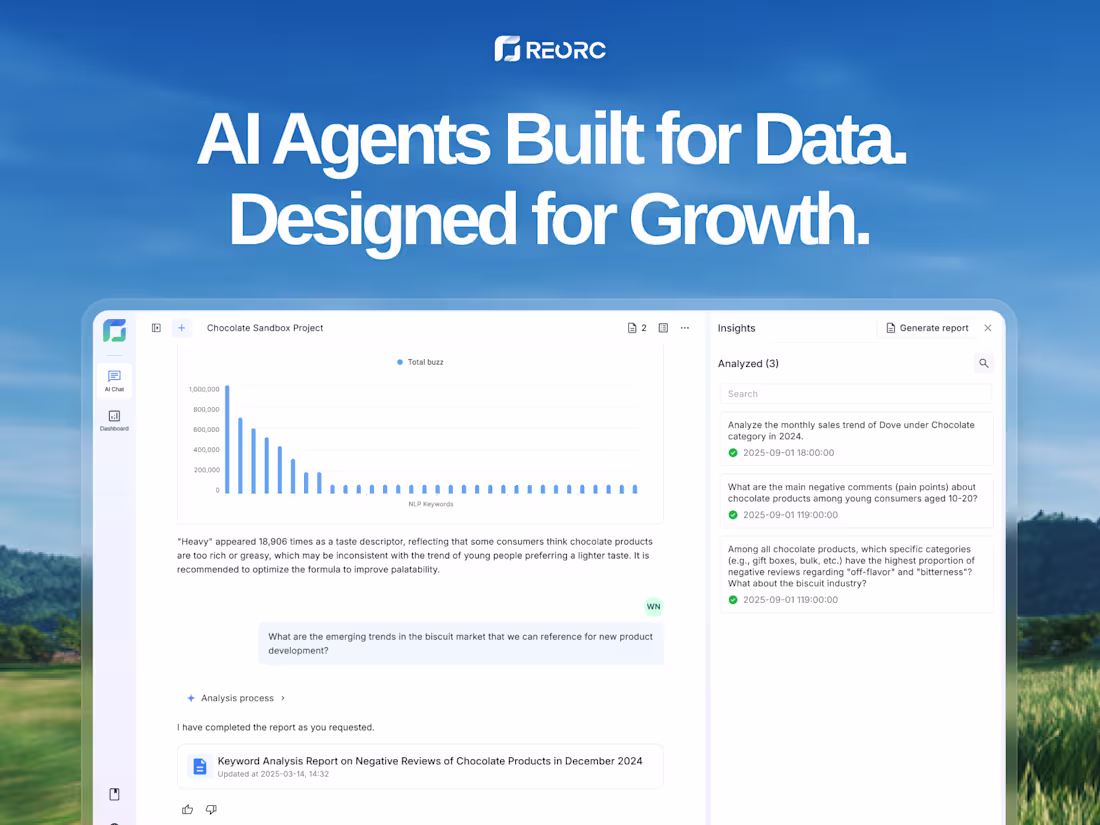Cover image for ReOrc - AI Data Agents | Web Redesign & Webflow Development