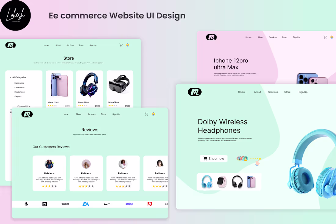 Cover image for This collection showcases my UI/UX