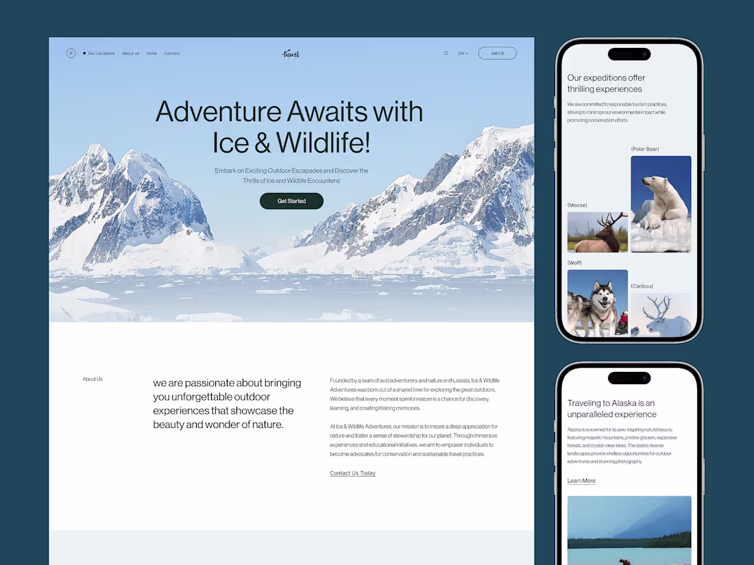 Cover image for Travelside Website design