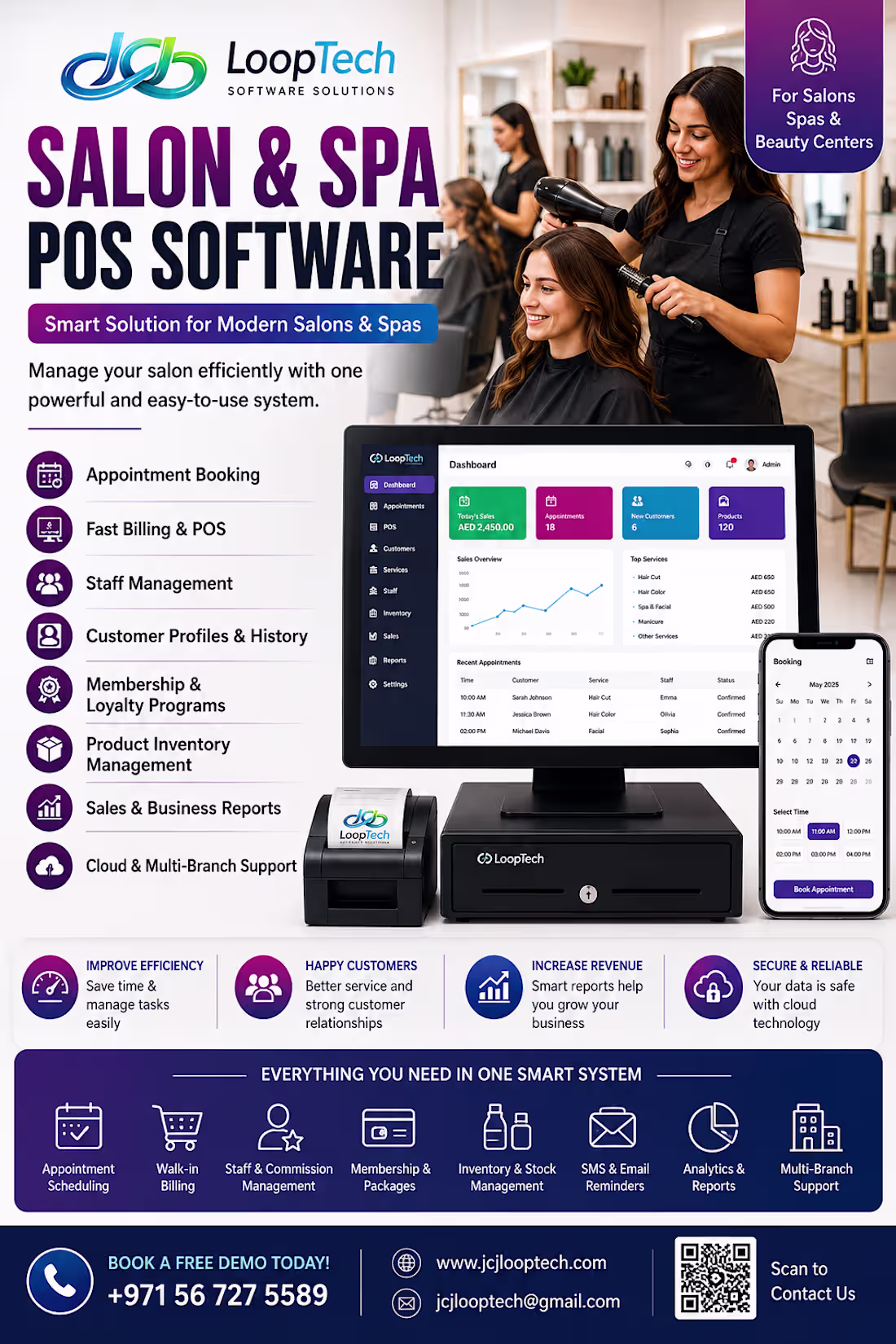 Cover image for saloon and spa POS