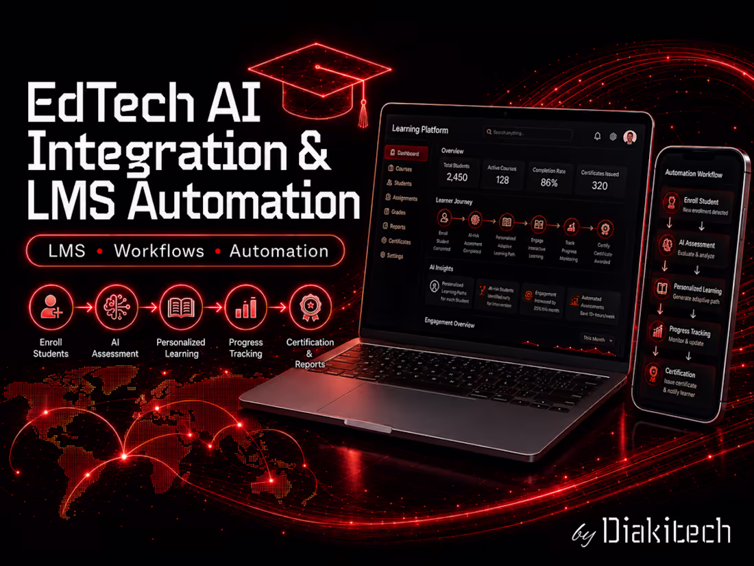 Cover image for EdTech AI Integration & LMS Automation