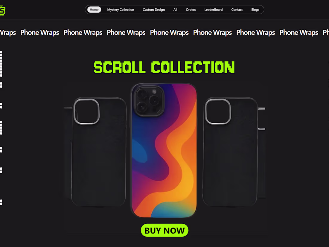 Cover image for Phone Wraps — Interactive E-commerce