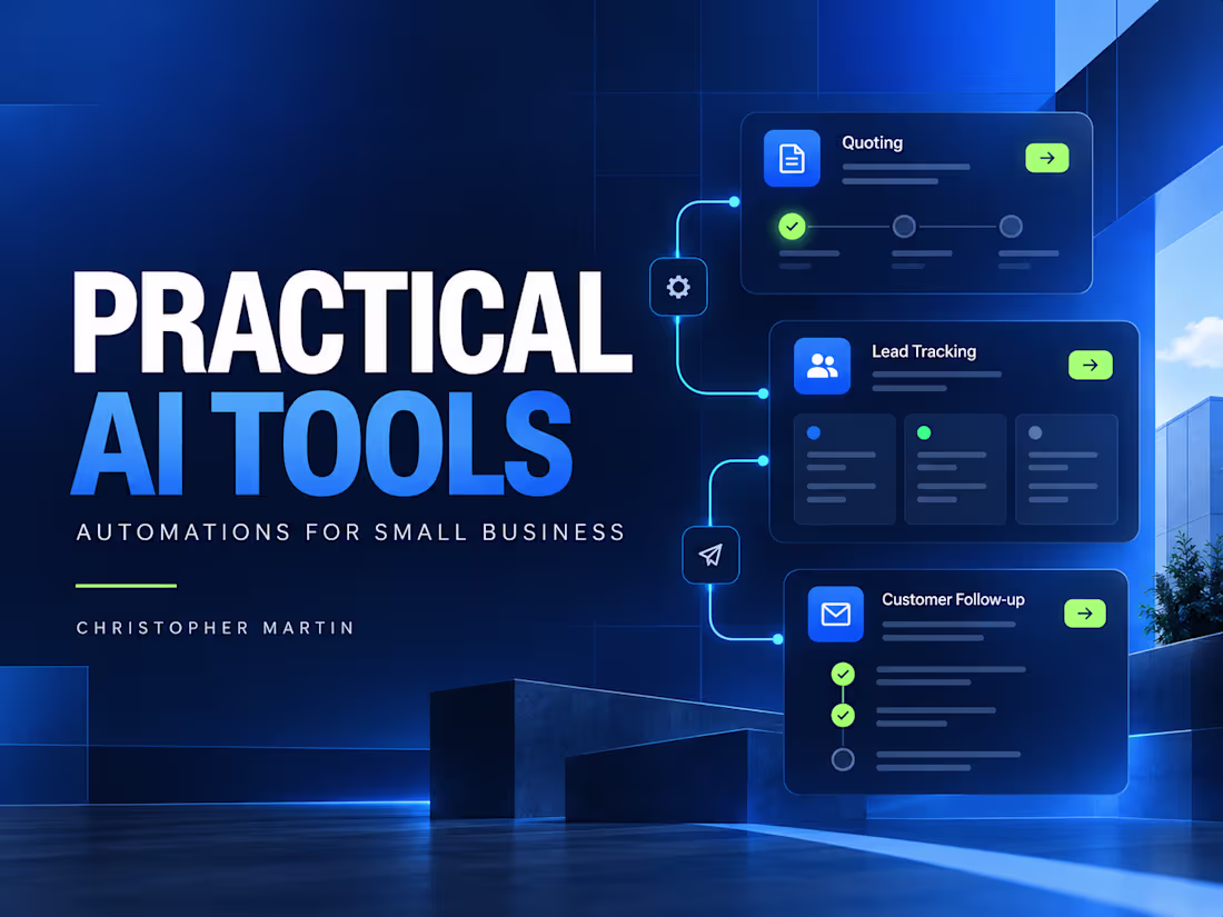 Cover image for I will build a practical workflow tool for your service business