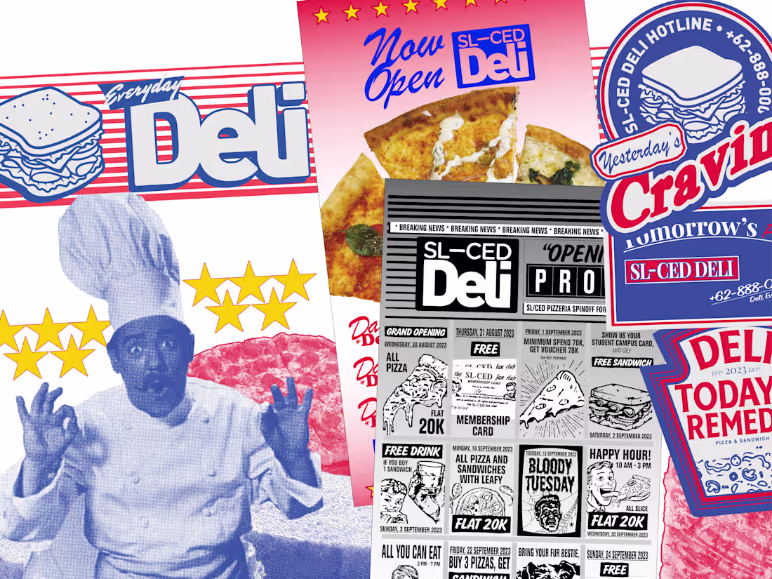Cover image for SLICED Deli Brand Identity