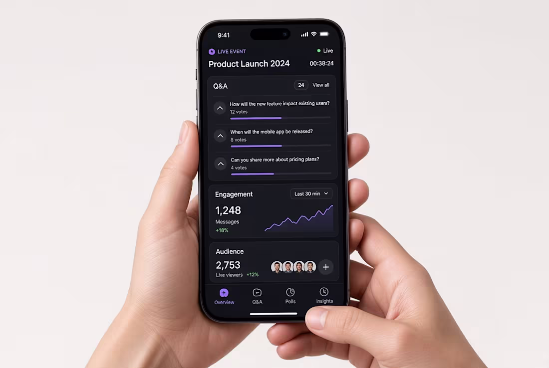Cover image for VOXR: Enterprise Live Event Platform