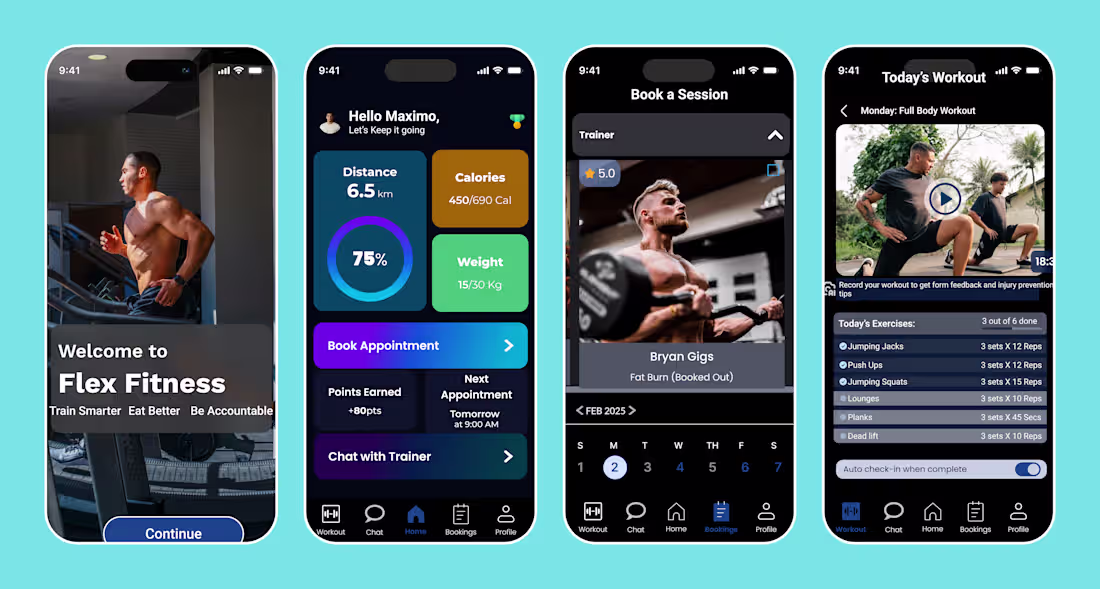 Cover image for A fitness app connecting clients