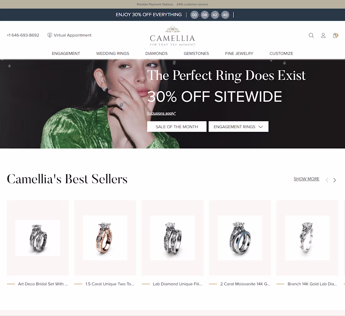 Cover image for Designed and managed camelliarts's website