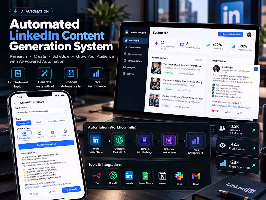 Cover image for I built an AI-powered LinkedIn