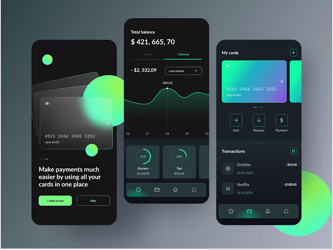 Cover image for Finova Fintech Mobile App Design