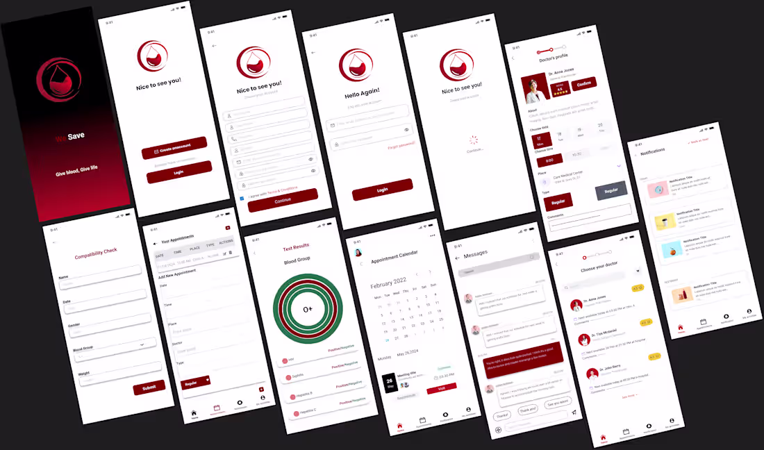 Cover image for Blood Donation Application