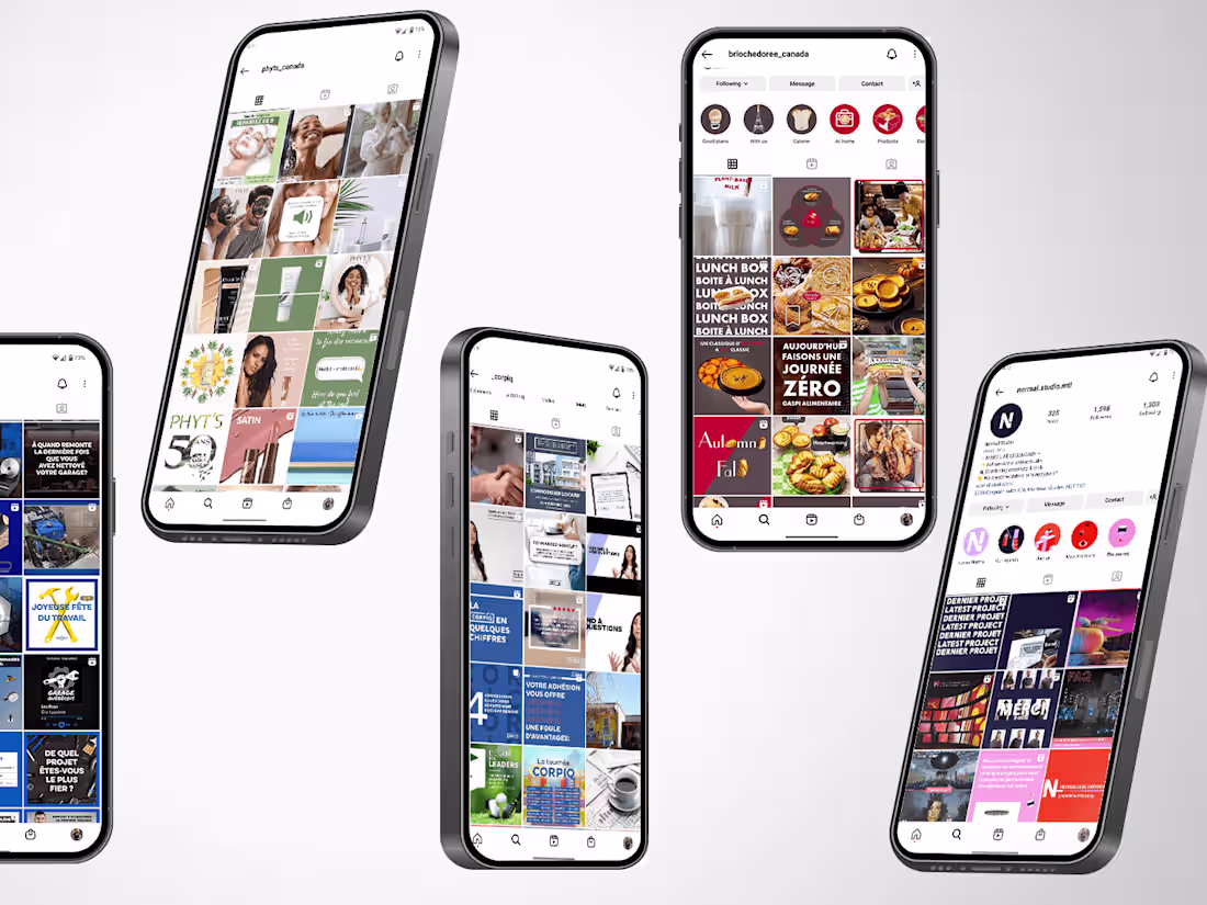 Cover image for Contenus médias sociaux - Motion & Graphic Design — Portfolio L…