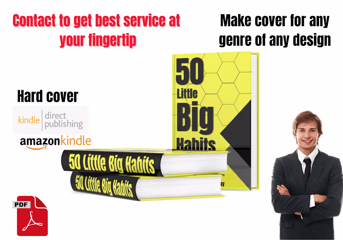 Cover image for Professional cover, Catchy cover entertaining book cover making