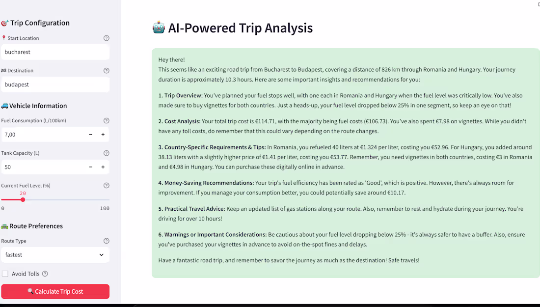 Cover image for Smart Road-Trip Cost Calculator