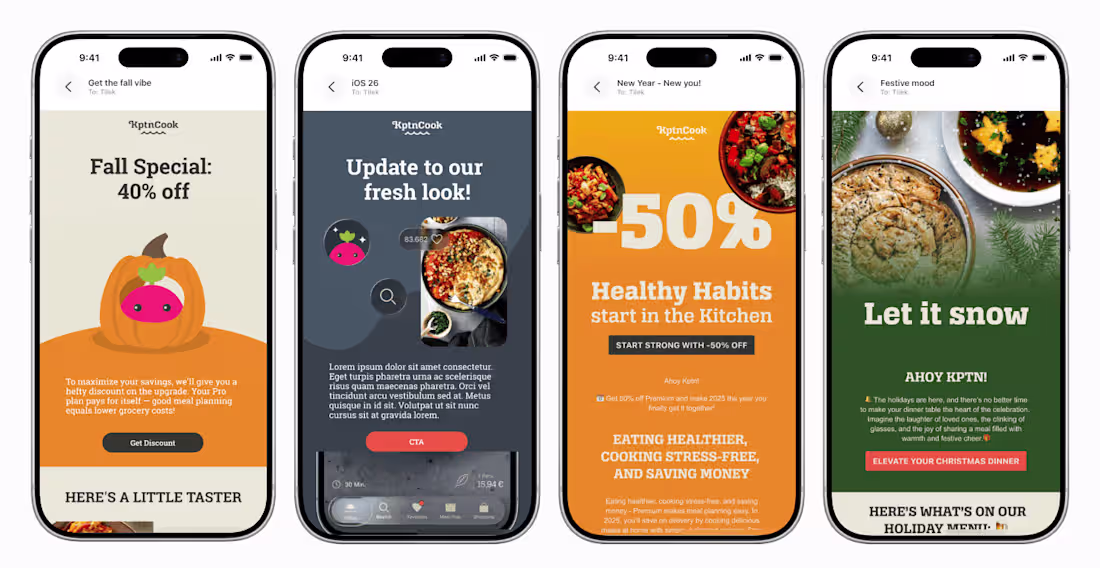 Cover image for KptnCook CRM Email Campaigns