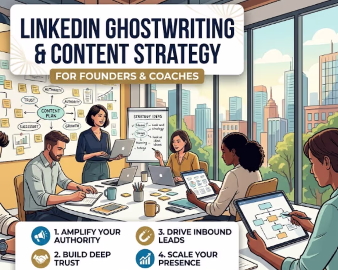 Cover image for LinkedIn Ghostwriting & Content Strategy
