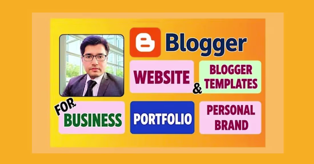 Cover image for Blogger / Blogspot Website I Portfolio I Landing Page Creation