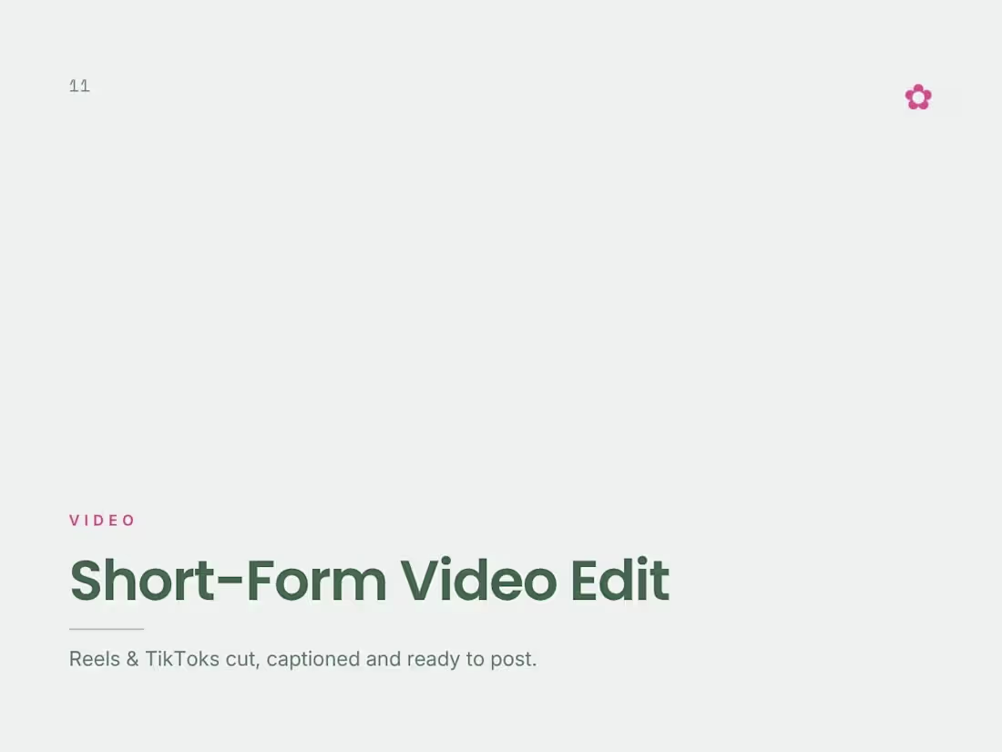Cover image for Short-Form Video Editing