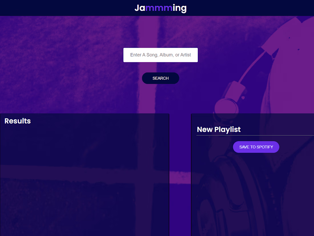 Cover image for Jamming Web Application