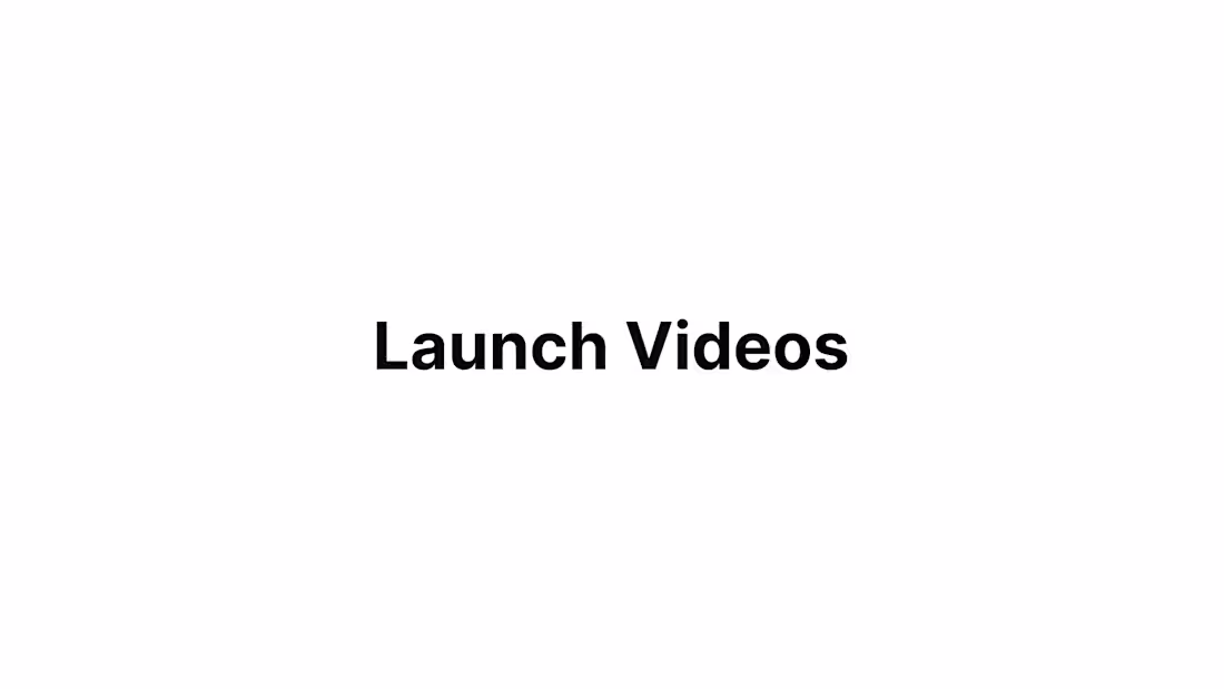 Cover image for SaaS Launch Video