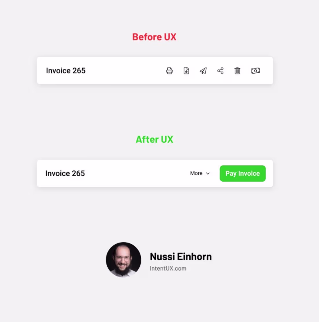 Cover image for Before: A row of icons that only designers understand. After...