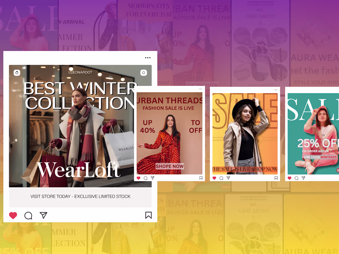 Cover image for Fashion Social Media Design Concept