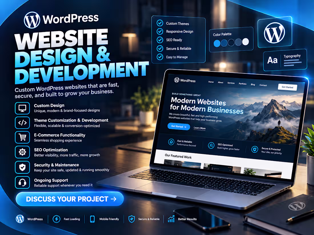 Cover image for WordPress Website Design & Development