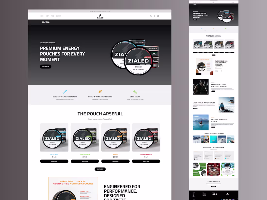 Cover image for Shopify Ecommerce Website- Home page.
What