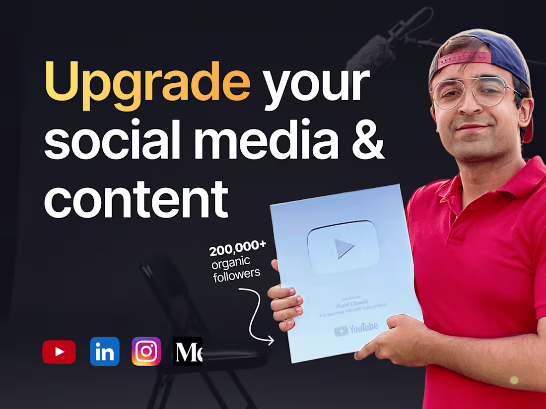 Cover image for Social Media & Content Consultancy – 1-on-1 Advise Sessions