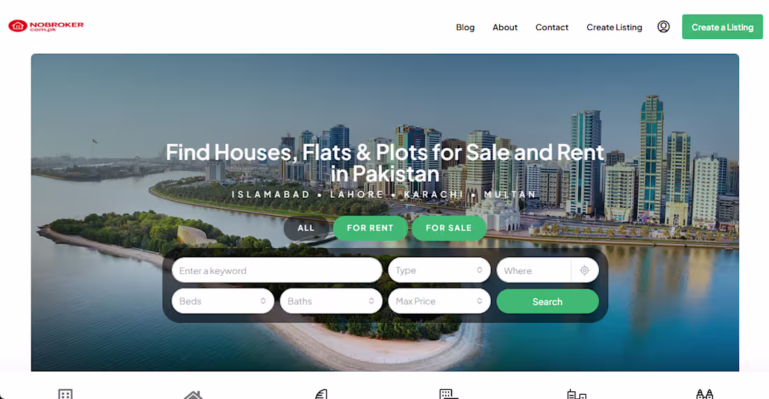 Cover image for NoBroker Pakistan – Real Estate Marketplace