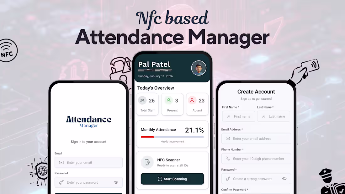 Cover image for NFC Attendance Management System is