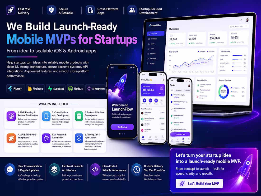 Cover image for Mobile MVP Development for Startups