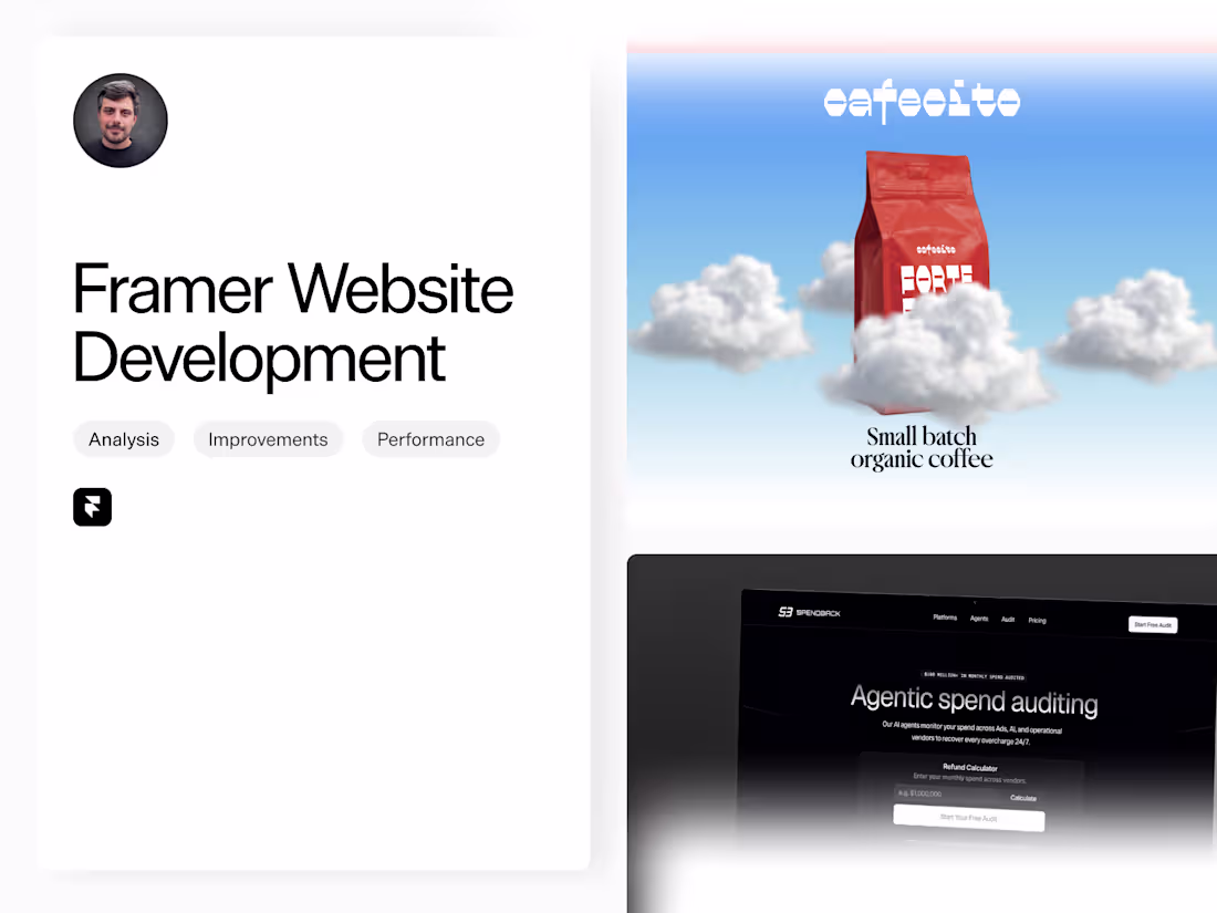 Cover image for Framer Website Development — Multi-Page Build Only