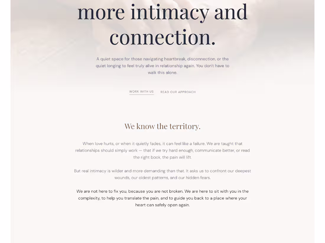 Cover image for Dare to Love Again — Multipage Website Redesign