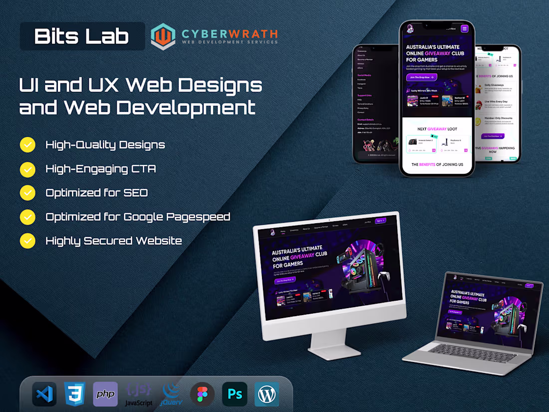 Cover image for Bits Lab - For Gaming Industry Web Development