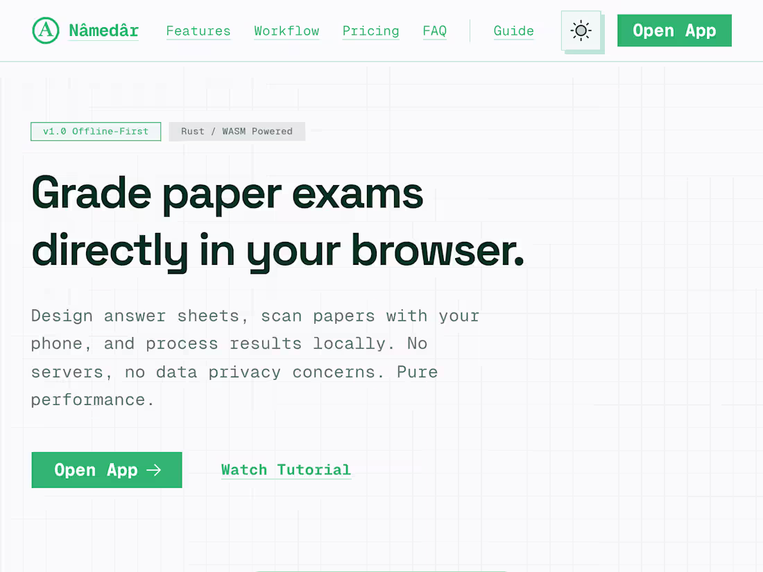 Cover image for Nâmedâr is an offline-first Optical