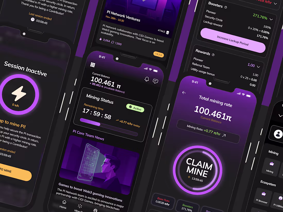 Cover image for Pi Network Mobile App Redesign Proposal