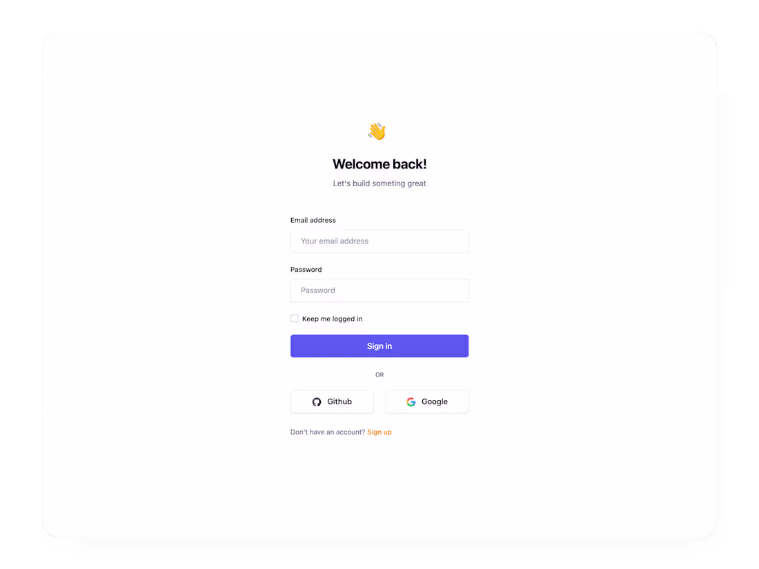 Cover image for Authentication page and Homepage