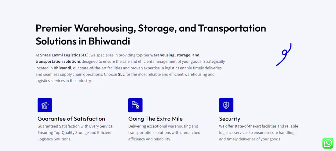 Cover image for Built the Shreelaxmi Logistic website