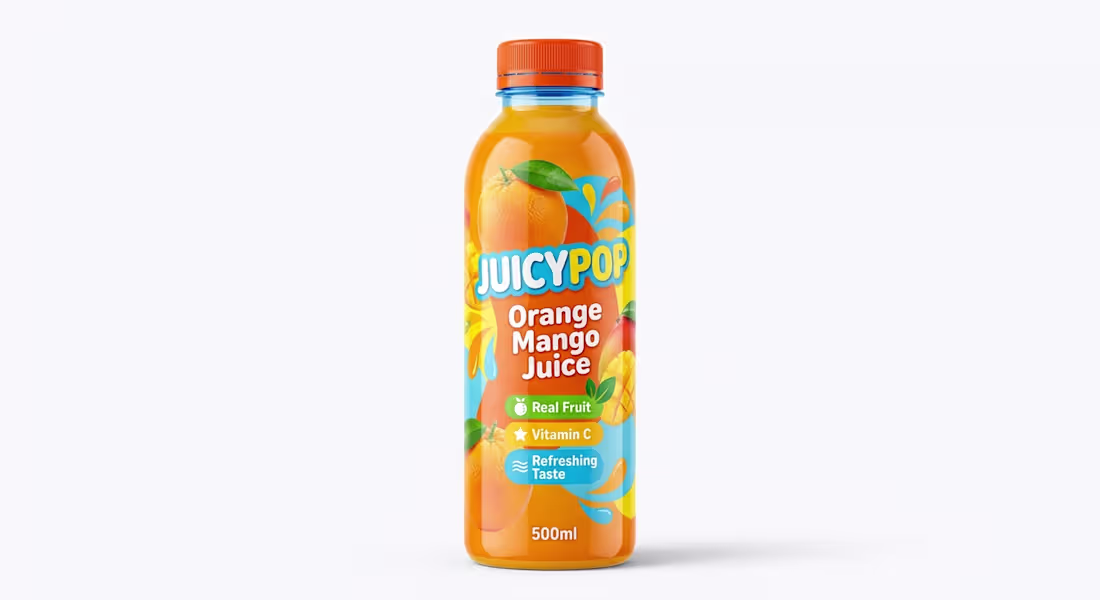 Cover image for Premium Juice Bottle Label Design