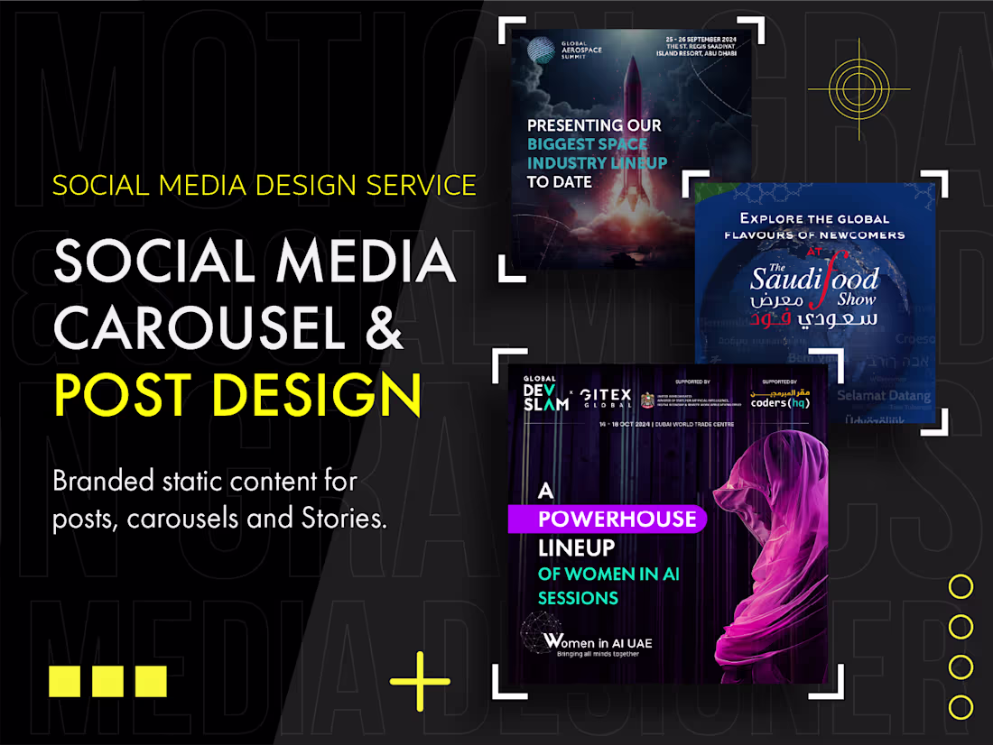 Cover image for Social Media Carousel & Post Design