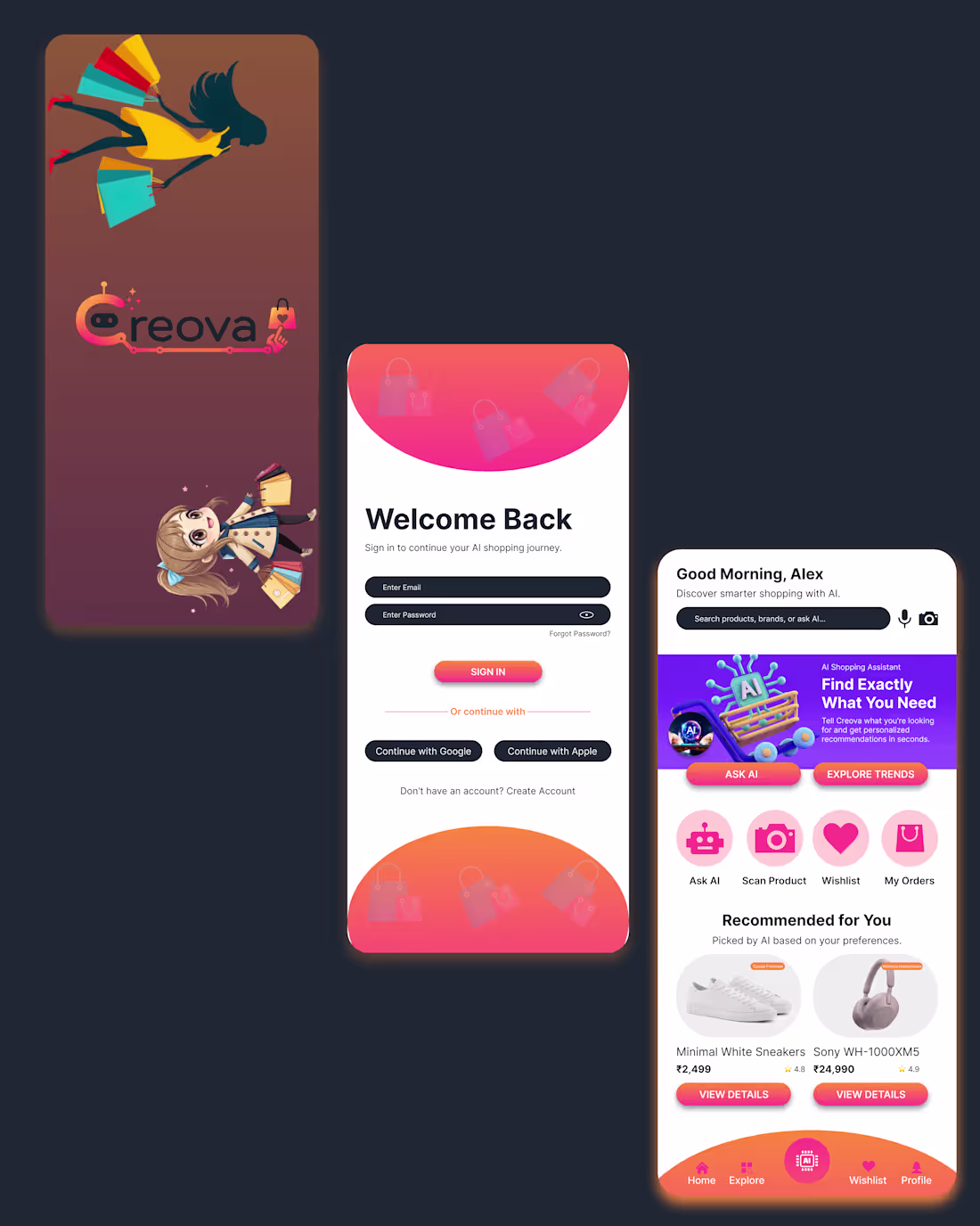 Cover image for Creova – Creative E-Commerce App