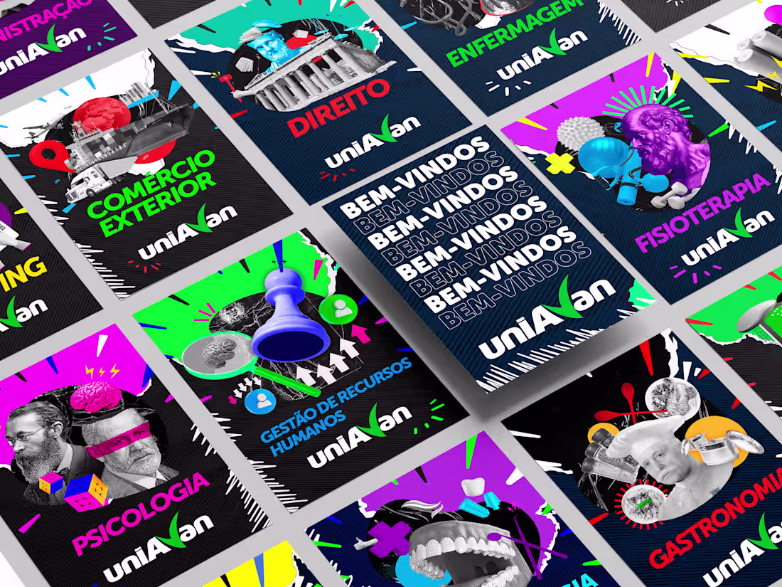 Cover image for Cartazes de Cursos - UniAvan